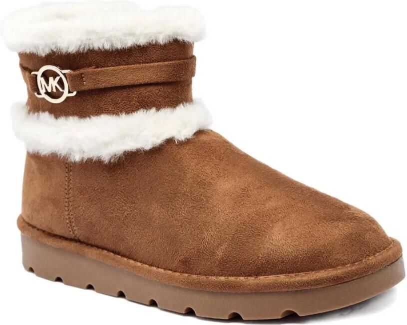 Michael Kors Kids Enkellaarzen met afwerking Bruin