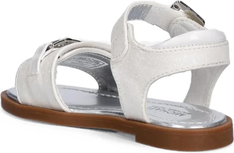 Michael Kors Kids Sandalen met logo-plakkaat en glitters-effect Wit - Foto 2