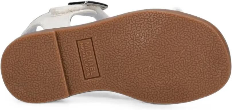 Michael Kors Kids Sandalen met logo-plakkaat en glitters-effect Wit - Foto 5