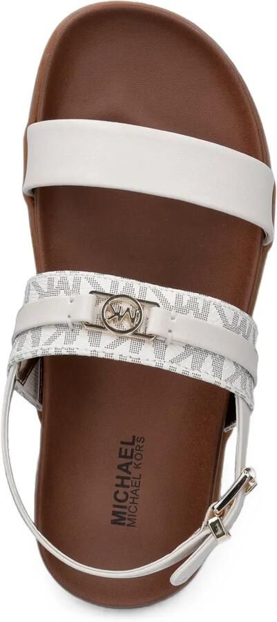 Michael Kors Kids Irene sandalen met logoprint en gespsluiting Wit - Foto 2