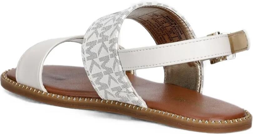 Michael Kors Kids Jagger Maxson II sandalen met monogram-print en gesp Wit - Foto 2