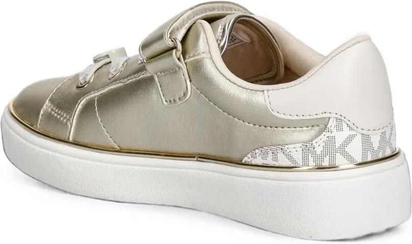 Michael Kors Kids Jem Finn sneakers met klittenband en logoplakkaat Geel - Foto 2