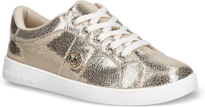 Michael Kors Kids Jem Raine sneakers met gebarsten effect Geel