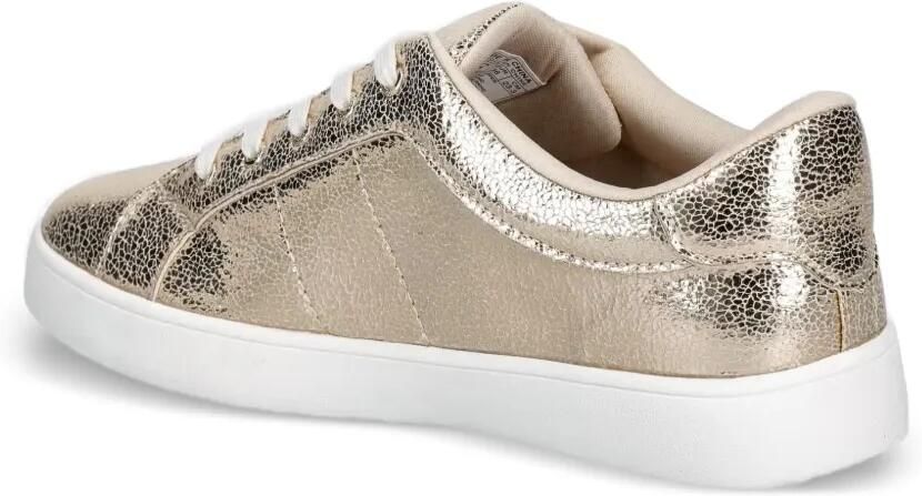 Michael Kors Kids Jem Raine sneakers met gebarsten effect Geel - Foto 2