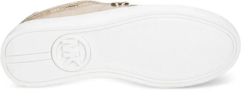 Michael Kors Kids Jem Raine sneakers met gebarsten effect Geel - Foto 5