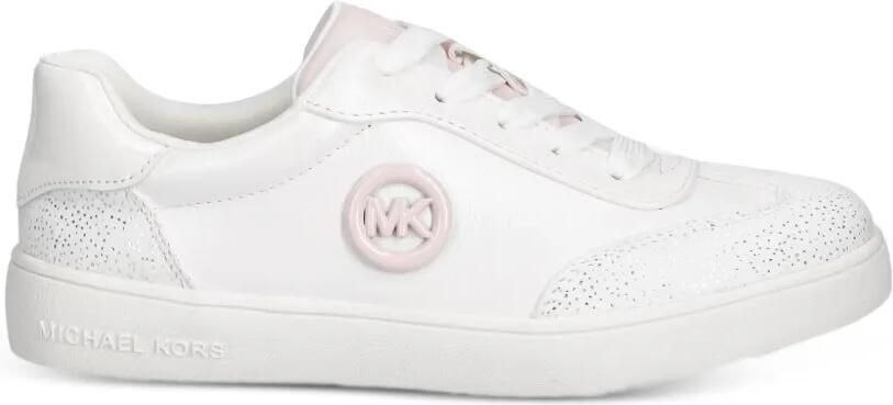 Michael Kors Kids Jem Scotty Charm sneakers met glitters en logoplakkaat Wit - Foto 4