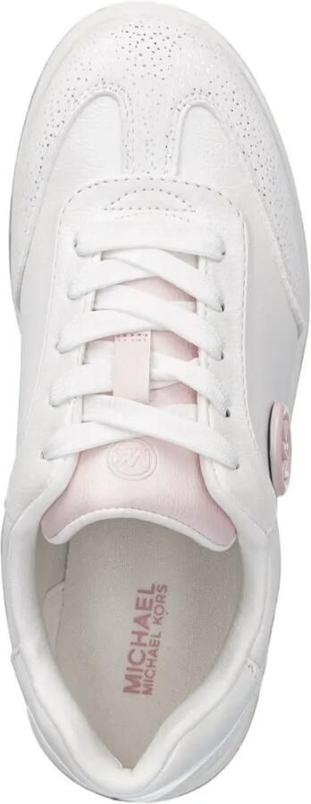 Michael Kors Kids Jem Scotty Charm sneakers met glitters en logoplakkaat Wit - Foto 3