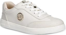 Michael Kors Kids Jem Scotty Charm sneakers met glitters en logoplakkaat Wit