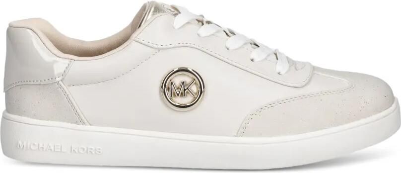Michael Kors Kids Jem Scotty Charm sneakers met glitters en logoplakkaat Wit - Foto 4