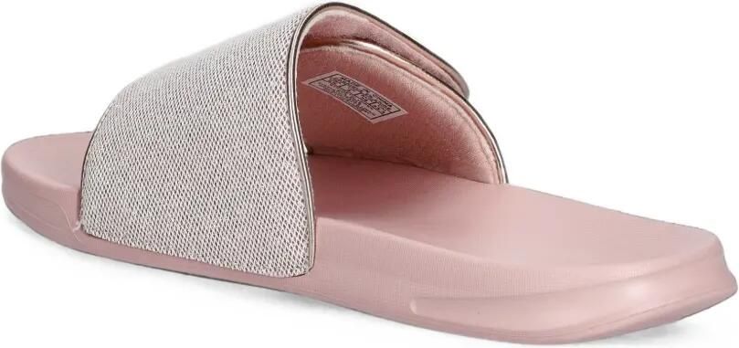 Michael Kors Kids Jett Darby logo-plaque touch-strap flip flop Roze - Foto 3