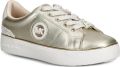 Michael Kors Kids Jordana Finn metallic sneakers met logoplakkaat Geel - Geel