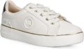 Michael Kors Kids Jordana Finn sneakers met plateauzool en logoplakkaat Wit - Wit