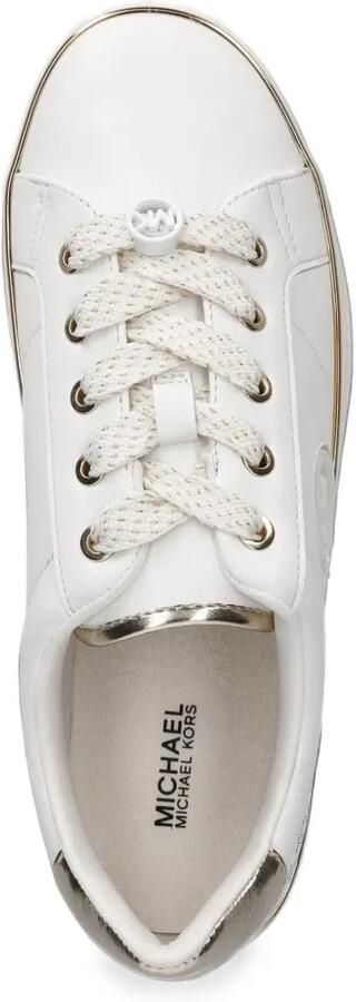 Michael Kors Kids Jordana Finn sneakers met plateauzool en logo Wit - Foto 3