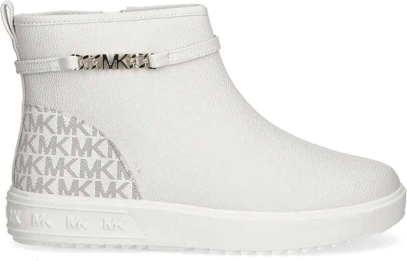 Michael Kors Kids Laarzen met ketting en logo-print Wit