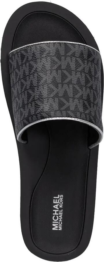 Michael Kors Kids logo-print flip flops Zwart - Foto 3
