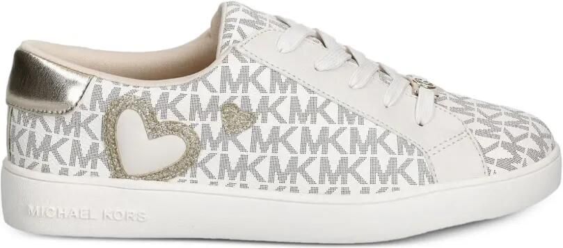 Michael Kors Kids Sneakers met hartpatroon en logoprint Wit - Foto 4