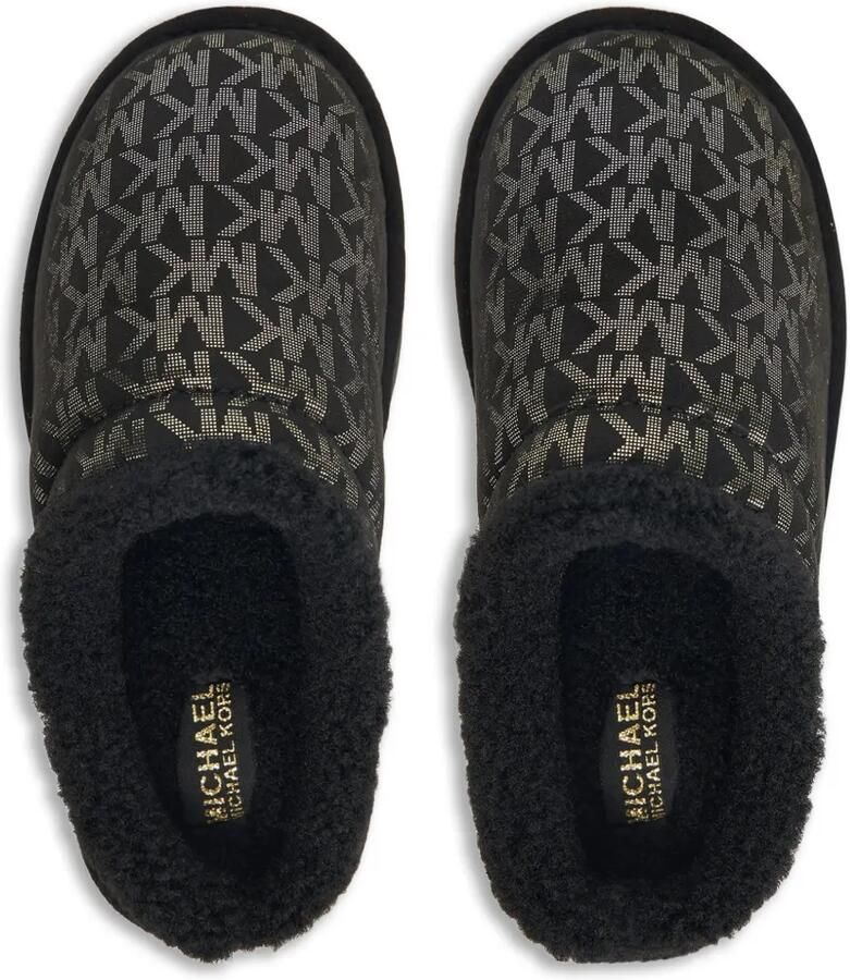 Michael Kors Kids Osaka logoprint slippers Zwart - Foto 2