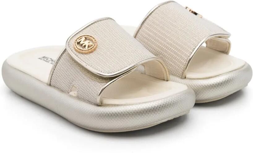 Michael Kors Kids Raelynn slippers Beige