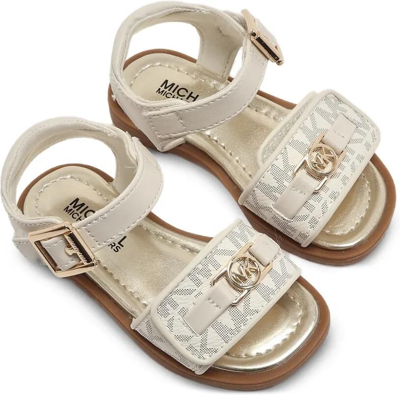 Michael Kors Kids Sandalen met klittenband Beige - Foto 2