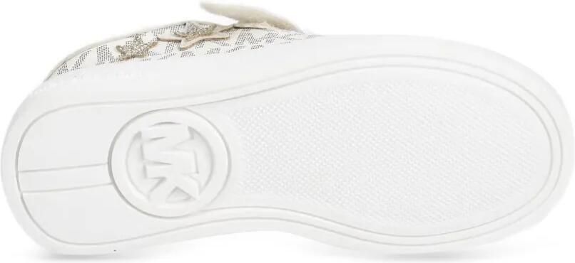 Michael Kors Kids Sneakers met monogram-print en glitters Wit - Foto 5