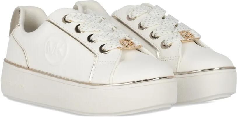 Michael Kors Kids Sneakers met plateauzool en logo Wit