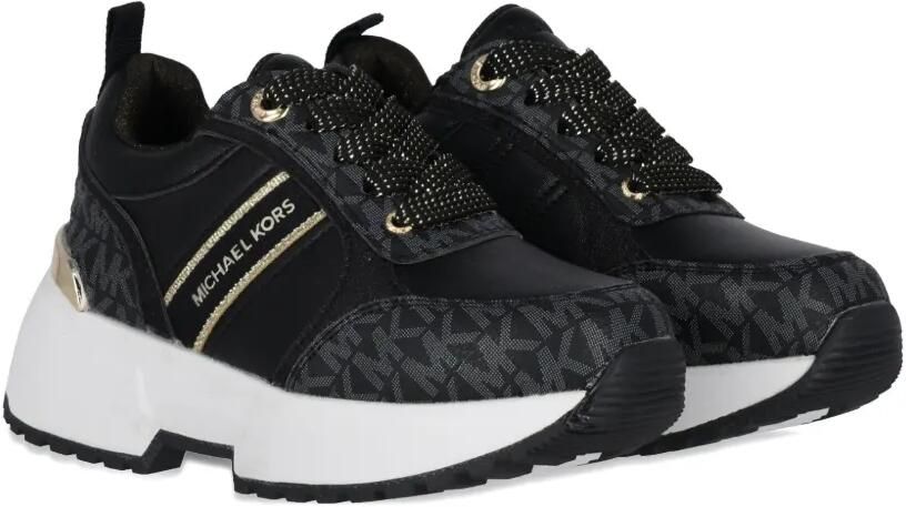 Michael Kors Kids Sneakers met plateauzool Zwart
