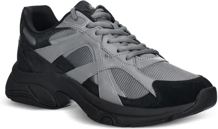 Michael Kors Leo sneakers met mixed-media print Grijs - Foto 3