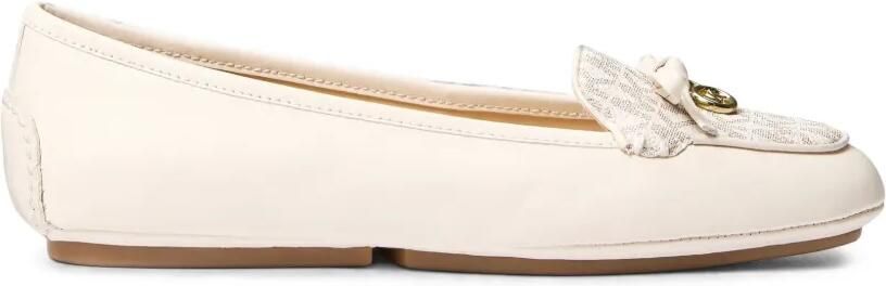 Michael Kors Leren mocassins met exclusief Wendy-logo Beige - Foto 4