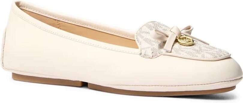 Michael Kors Leren mocassins met exclusief Wendy-logo Beige - Foto 2