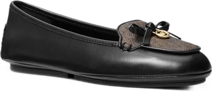 Michael Kors Leren mocassins met exclusief Wendy-logo Zwart - Foto 3
