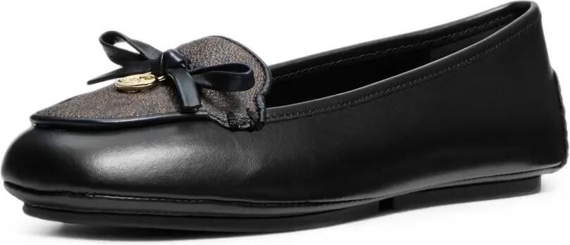 Michael Kors Leren mocassins met exclusief Wendy-logo Zwart - Foto 2