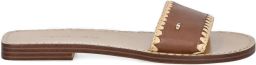 Michael Kors Leren sandalen met gevlochten detail Bruin