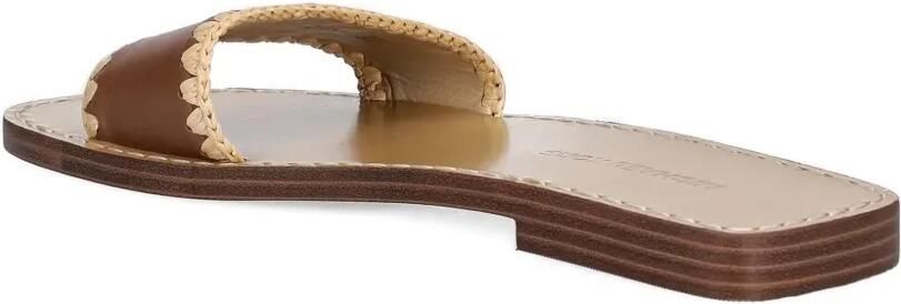 Michael Kors Leren sandalen met gevlochten detail Bruin - Foto 4