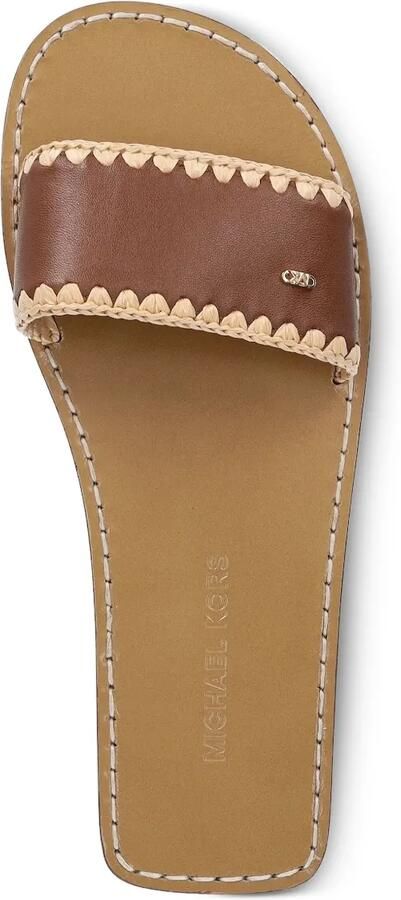 Michael Kors Leren sandalen met gevlochten detail Bruin - Foto 2