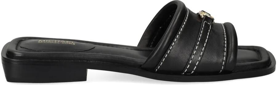 Michael Kors Teenslippers met logoplakkaat Bruin