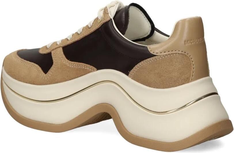 Michael Kors Leren suède sneakers met plateauzool 293 HUSK MULTI - Foto 4