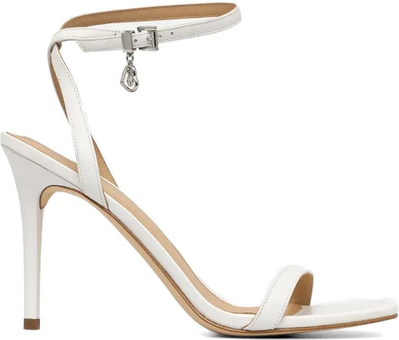 Michael Kors Dottie sneakers met reptiel-effect en plateauzool Wit