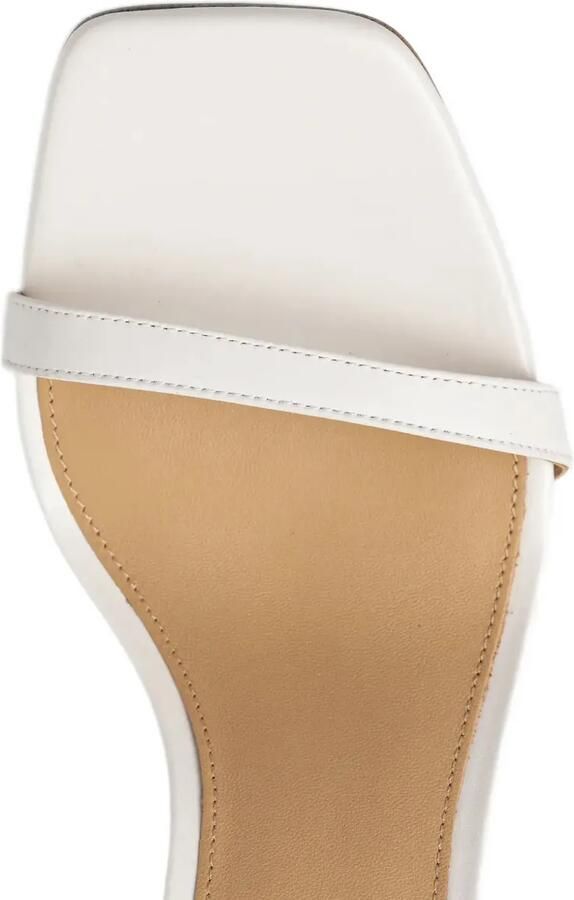 Michael Kors Dottie sneakers met reptiel-effect en plateauzool Wit - Foto 4