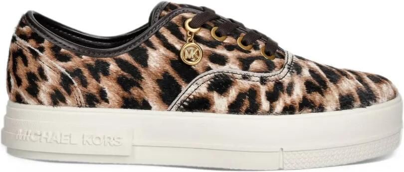 Michael Kors Lindsey leopard-print platform sneakers Bruin