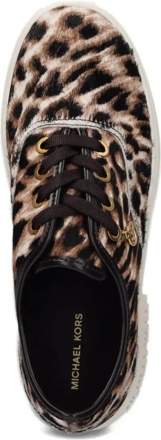 Michael Kors Lindsey leopard-print platform sneakers Bruin - Foto 4