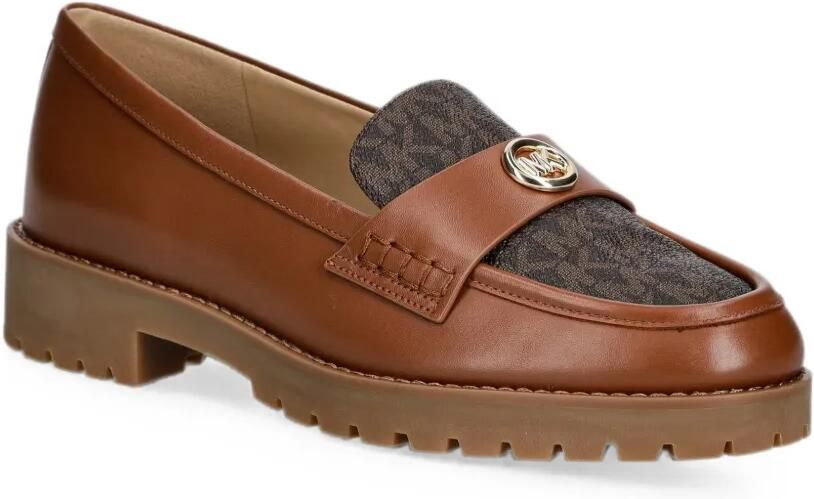 Michael Kors Loafers met chunky zool en monogram vlak Bruin - Foto 2
