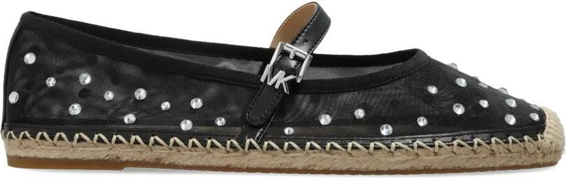 Michael Kors Lynn espadrilles met studs Zwart