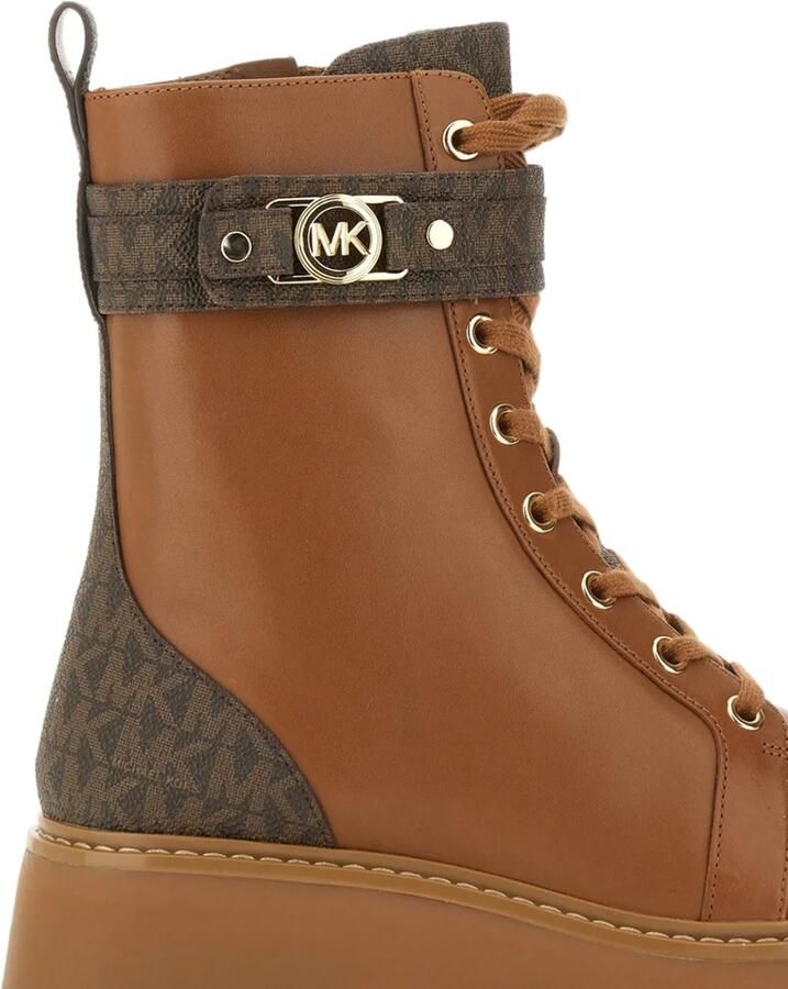 Michael Kors Mandy Amphibian leren laarzen Bruin - Foto 2