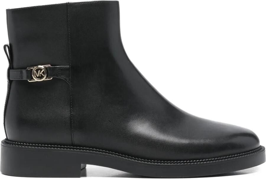 Michael Kors Mandy enkellaarzen met rits Zwart