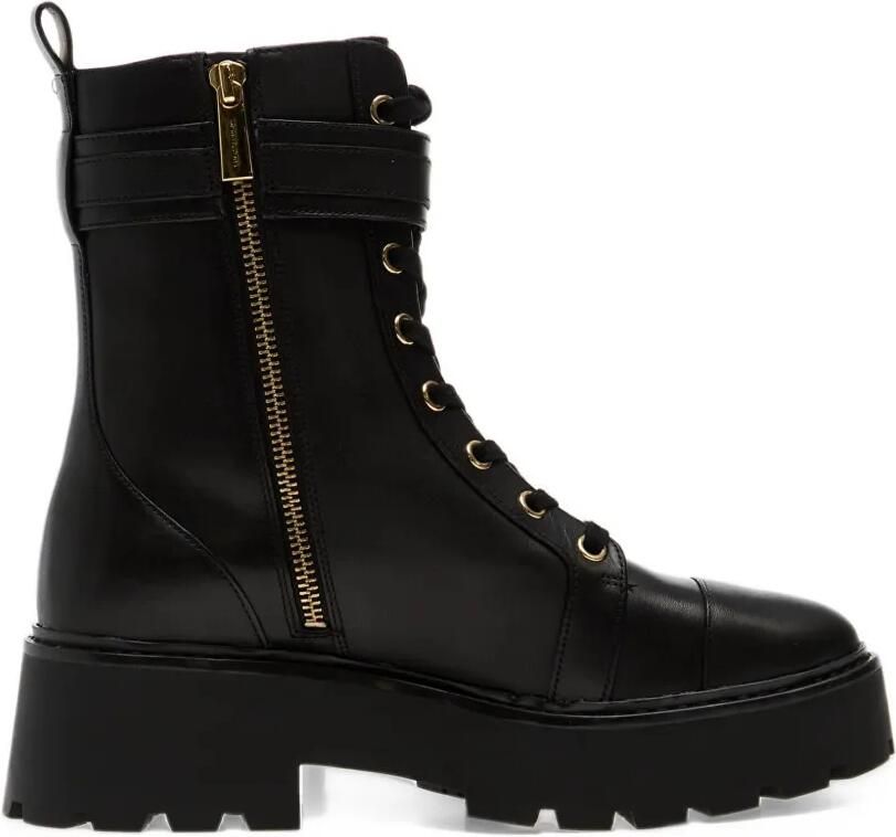 Michael Kors Mandy lace-up combat boots Zwart