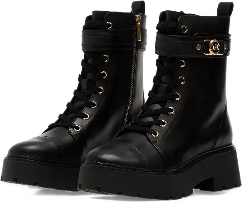 Michael Kors Mandy lace-up combat boots Zwart - Foto 2