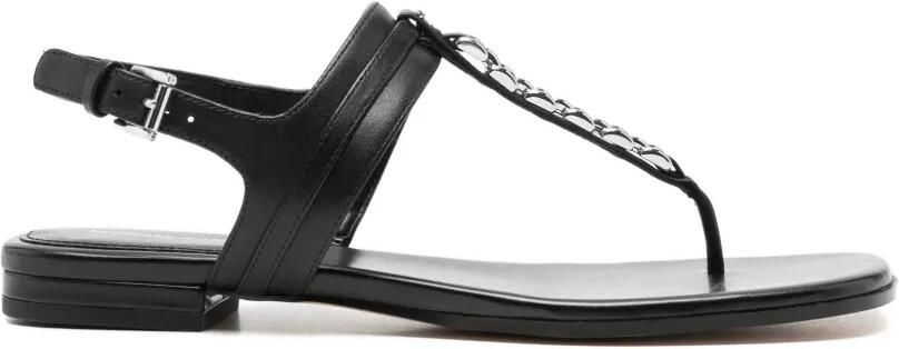 Michael Kors Marcia sandalen met kettingdetail Zwart