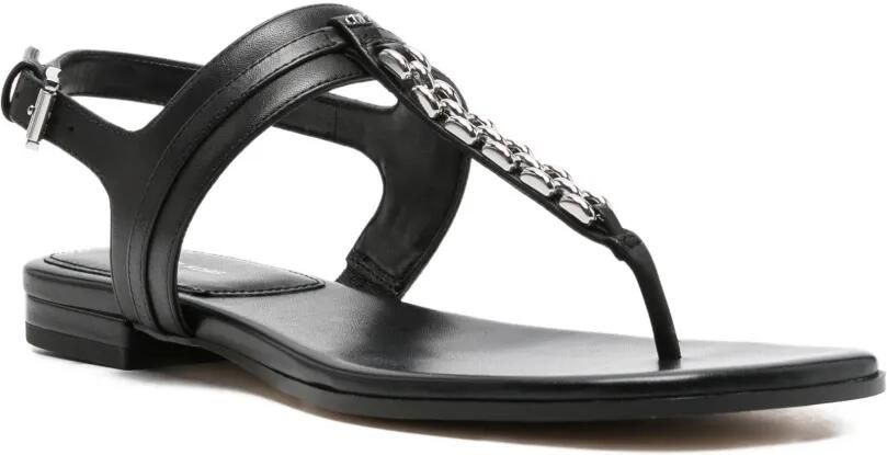Michael Kors Marcia sandalen met kettingdetail Zwart - Foto 3