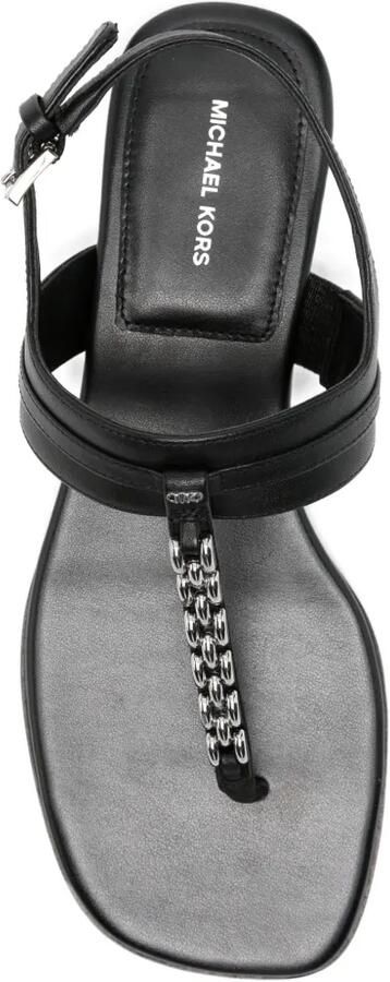 Michael Kors Marcia sandalen met kettingdetail Zwart - Foto 4