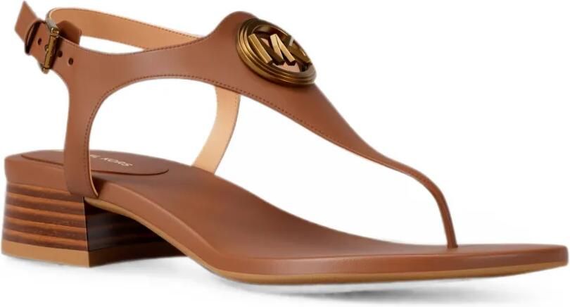 Michael Kors McKenzie sandalen met logoplakkaat Bruin - Foto 3